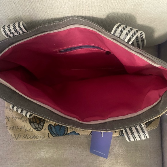 NWT/ HOLO Butterfly Tote Bag - Picture 5 of 5